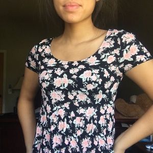 FLORAL BABYDOLL DRESS